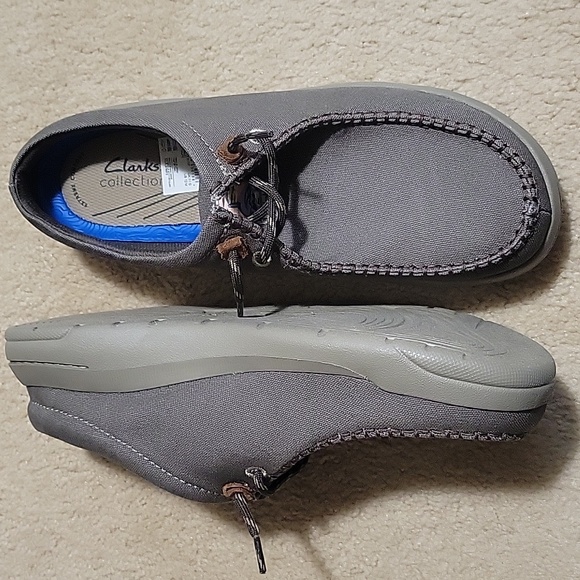 NWT Clarks Men's Driftlite Surf Interest Canvas Extreme Comfort Shoes - Picture 5 of 7